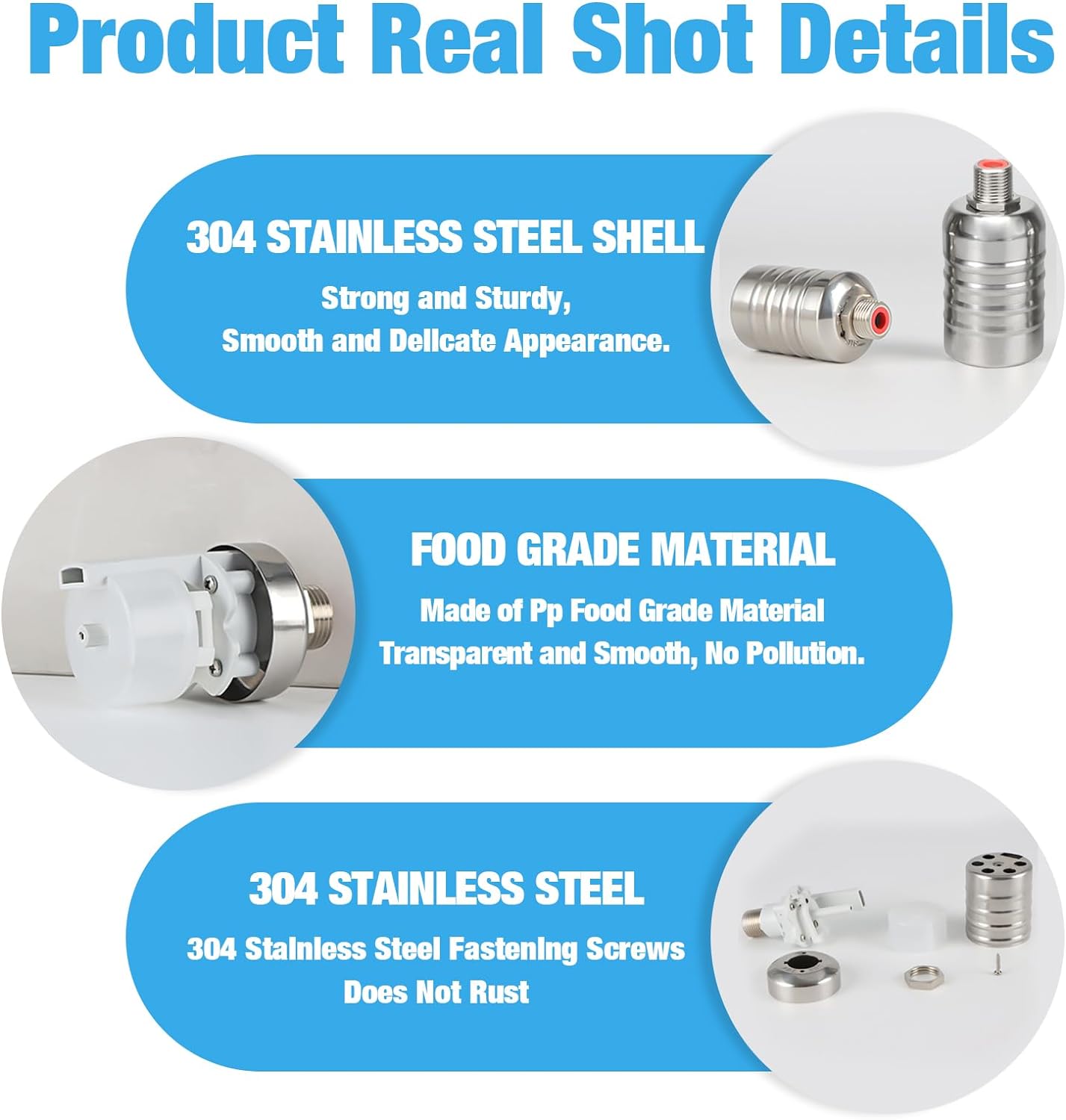 MEUPMEOP 1" 3/4" 1/2" 304 Stainless Steel Float Valve With Clips Automatic Water Level Controller Float Valve for Water Tank