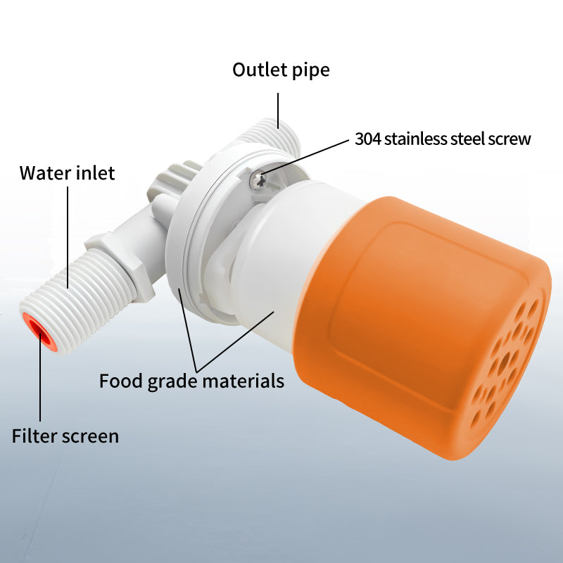 MEUPMEOP New Automatic Water Level Control Valve Livestock Drinking 1/2" Water Float Valve 3/4" Water Tank Float Valve