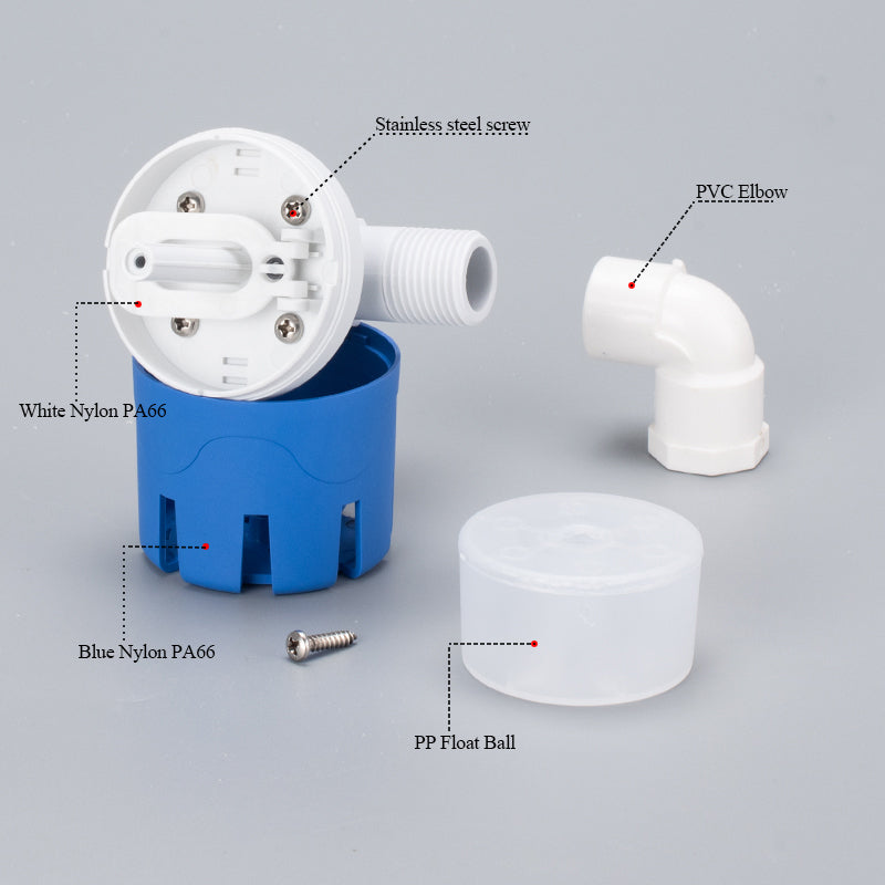 MEUPMEOP 1/2" Top Inlet Vertical Automatic Water Level Controller Float Valve for Water Tank